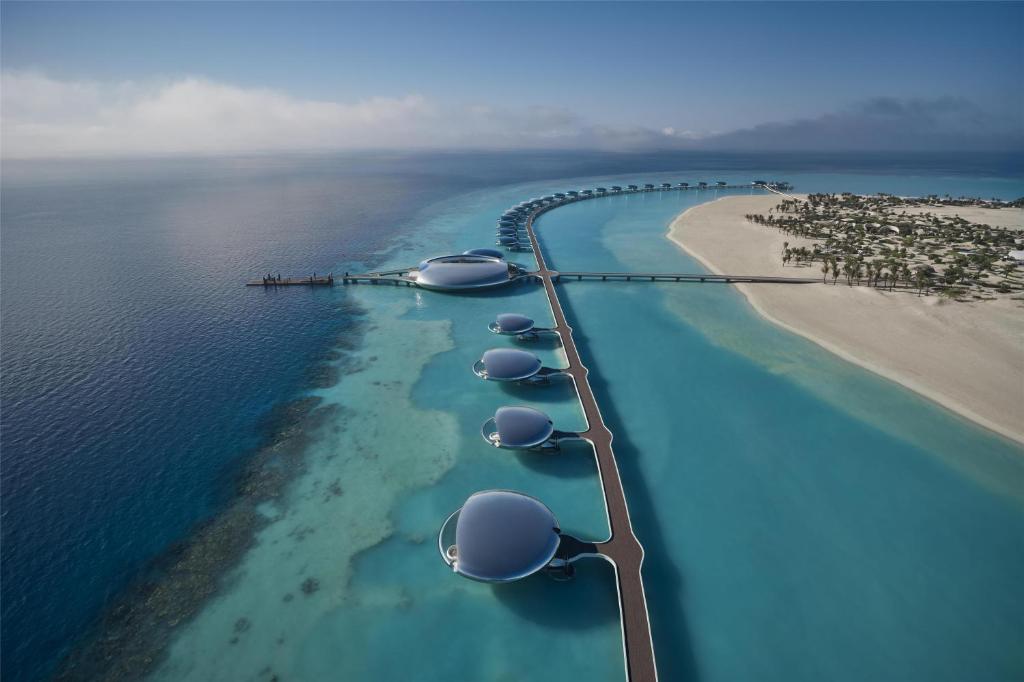 Shebara Resort: Um Hotel de Luxo Futurista no Mar Vermelho 1 Shebara Resort - Arábia Saudita - foto Booking