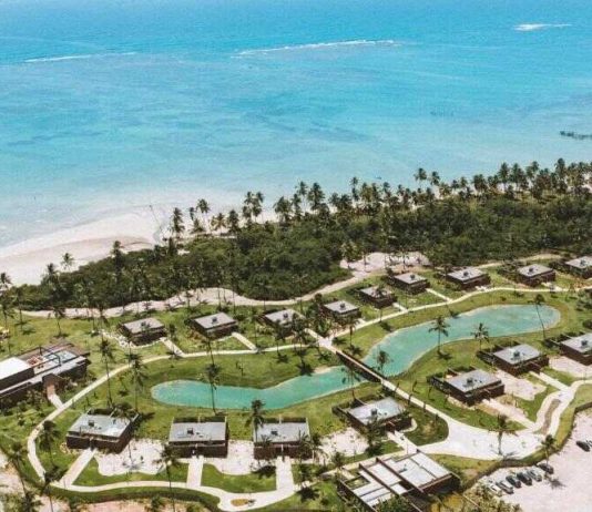 Mahré Hotel: luxo e design em São Miguel dos Milagres Imagem aérea do Mahré Hotel