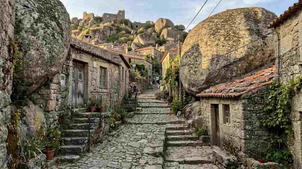 Vilarejos Mais Bonitos de Portugal: 10 Destinos Inesquecíveis 2 Monsanto – Portugal - Viagens Bacanas IA