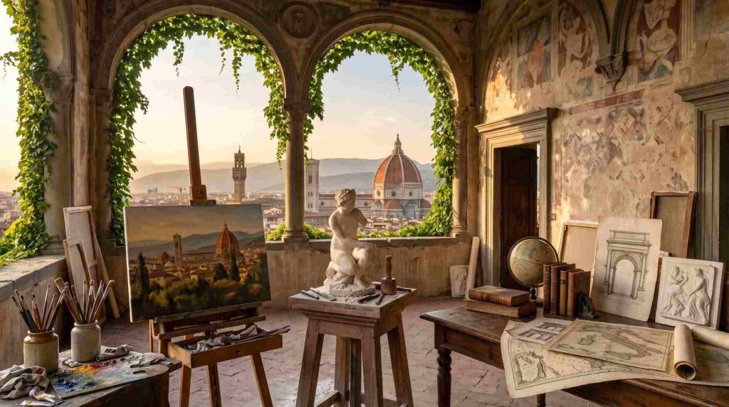 5 Motivos para Amar a Itália e se Apaixonar pelo País 2 Arte e história na Itália - imagem IA